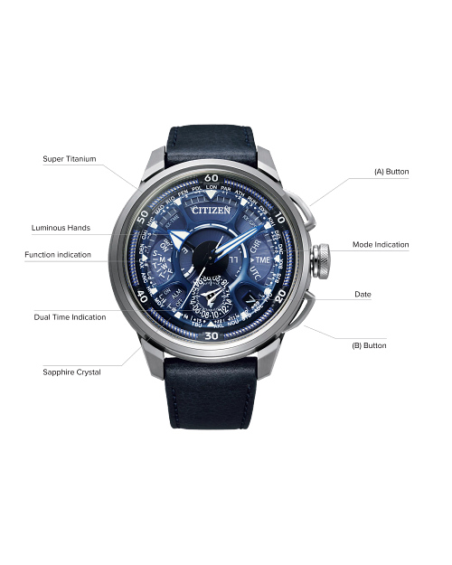 Citizen satellite wave f900 top titanium